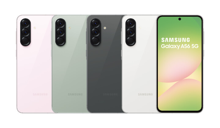 【新聞圖片6】Galaxy A56 5G推出夜遊黑、賞櫻粉、鐵馬灰、野營綠4款顏色。.jpg