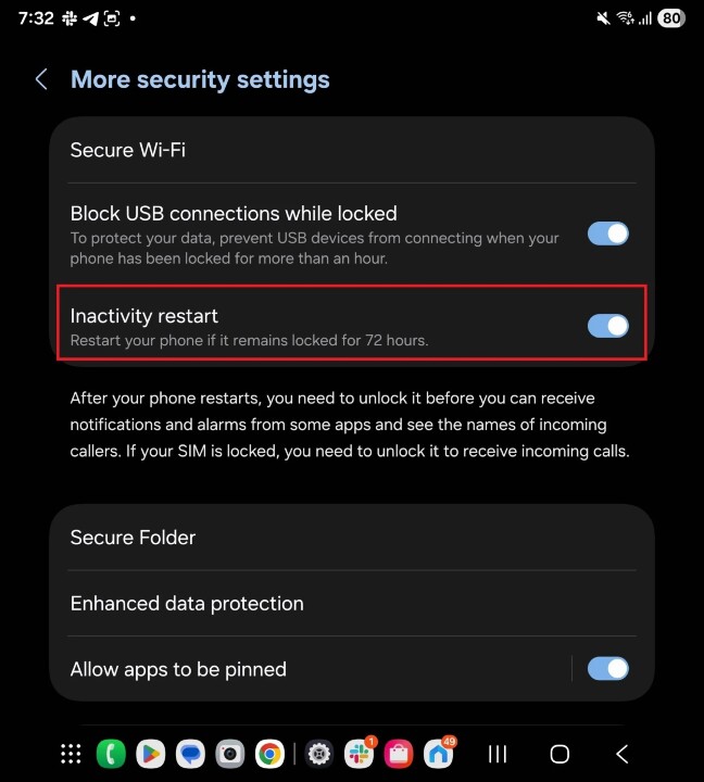 Galaxy 手機新增「閒置自動重啟」安全機制 S26 用戶率先獲得