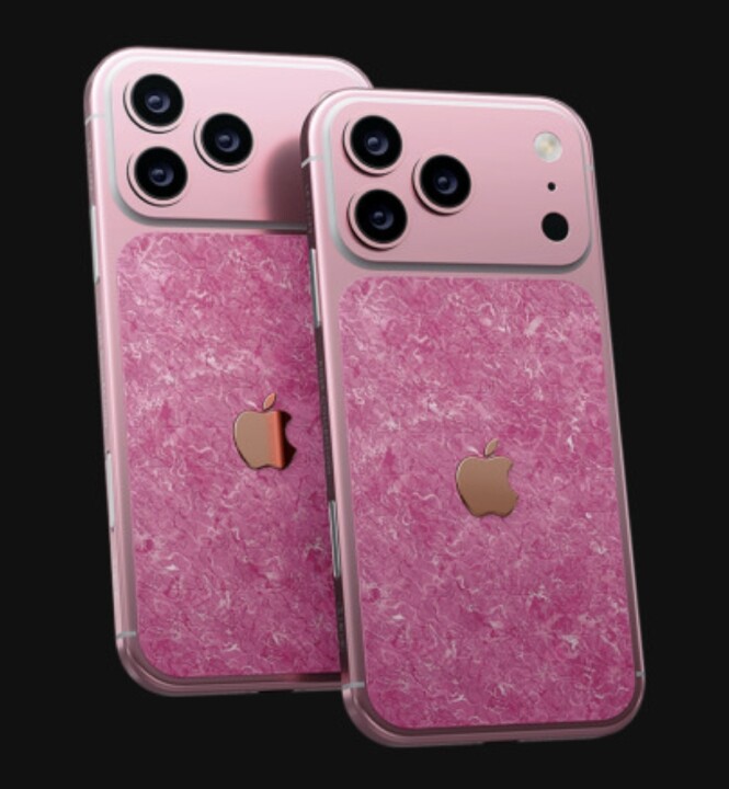 這台 Caviar 粉紅色 iPhone 17 Pro 要價高達 64 萬元新台幣！
