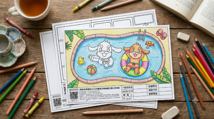 《傑納瑞遊樂記》2026 暑假繪畫比賽開跑 最高 3 千配件金等你拿