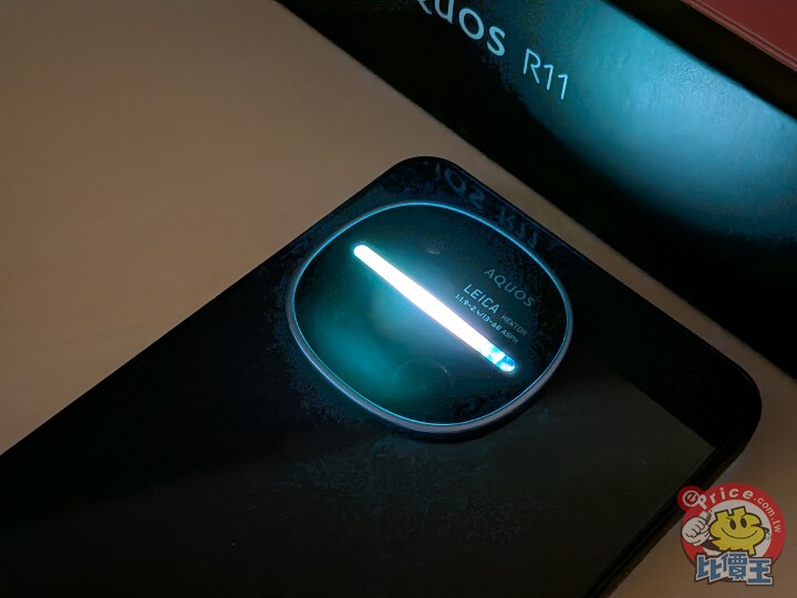 質感呼吸燈加持，Sharp AQUOS R11 外觀、性能、續航、相機、開箱測試