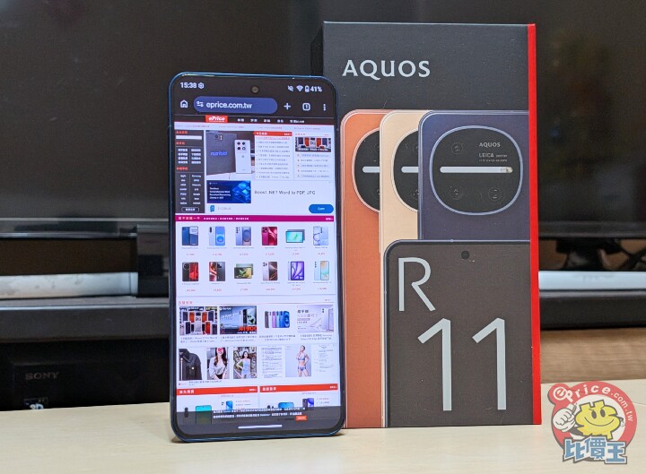 質感呼吸燈加持，Sharp AQUOS R11 外觀、性能、續航、相機、開箱測試