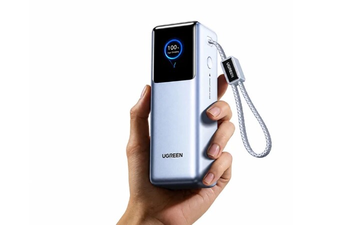 Ugreen 推出 PB728 行動電源 25,000mAh 大容量、200W 輸出並內建雙 USB - C 線
