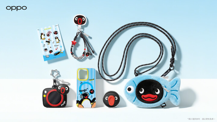 8 月 1 日起 OPPO 攜手療癒系 IP《Pingu™ 企鵝家族》推出限量聯名周邊