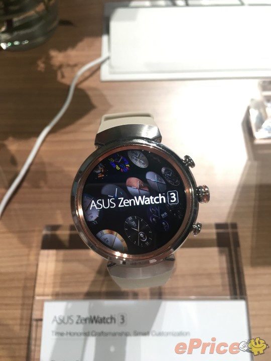 ASUS 首款圓形智慧錶！ZenWatch 3 正式發表
