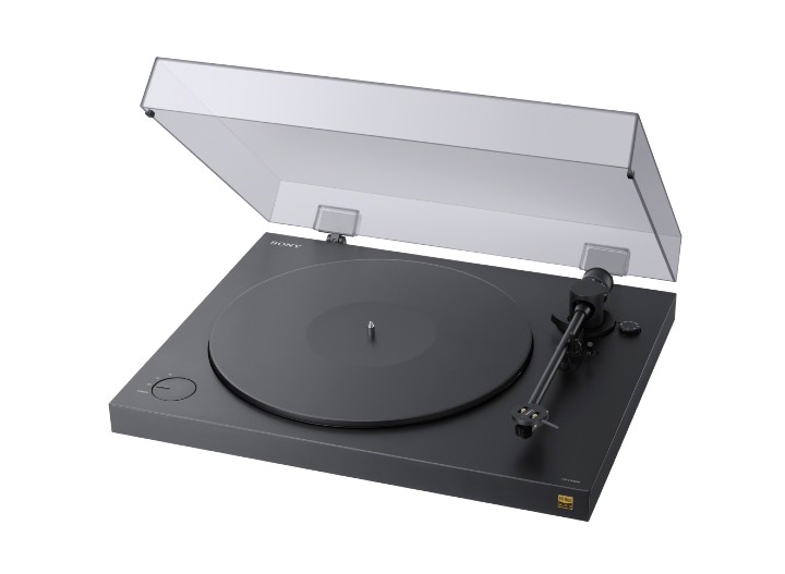 圖2)承襲了Sony品牌的質感設計，PS-HX500黑膠唱盤以俐落的設計，將聆聽音樂的感動也延伸至視覺的享受。.jpg