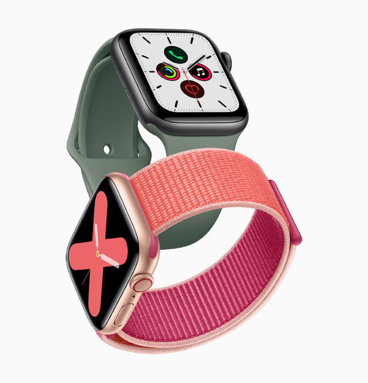 Apple_watch_series_5-gold-aluminum-case-pomegranate-band-and-space-gray-aluminum-case-pine-green-band-091019_big.jpg.large.jpg