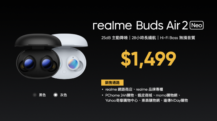 realme Buds Air 2 Neo售價與通路.png