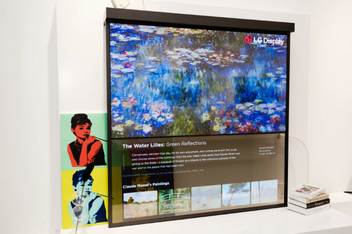 創造科技感數位互動，LG Display將在CES 2022期間展示更多透明OLED螢幕應用