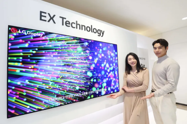 LG揭曉全新OLED EX面板技術，可讓電視亮度提升30%、邊框更窄