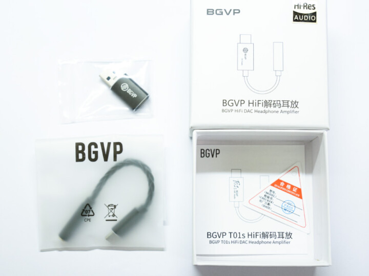 BGVP T01S平價高音質USB DAC 隨身解碼耳擴