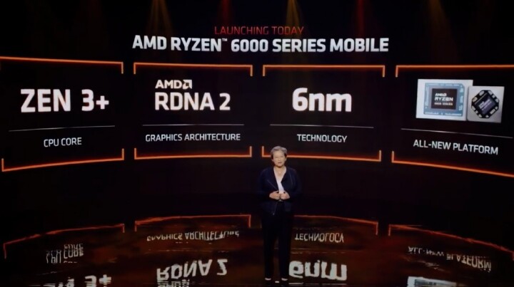 AMD揭曉以台積電6nm製程、Zen 3+架構與RDNA2顯示設計的Ryzen 6000 APU