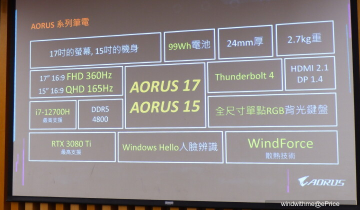 技嘉科技2022最新AORUS與AERO實機體驗