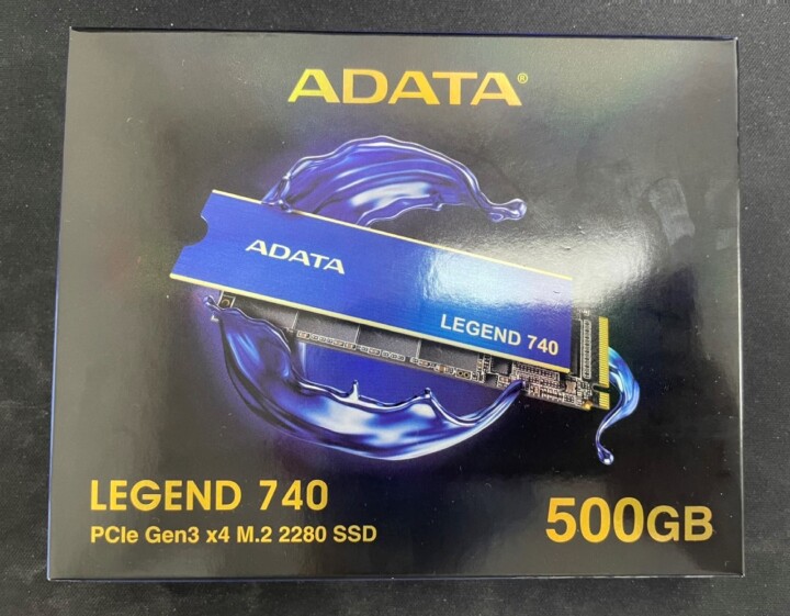 筆電升級SSD，ADATA LEGEND 740 500GB開箱