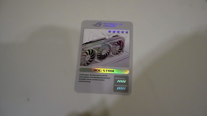 [休賢開箱]世界上最美麗的顯卡之一!! ROG白色3080開箱