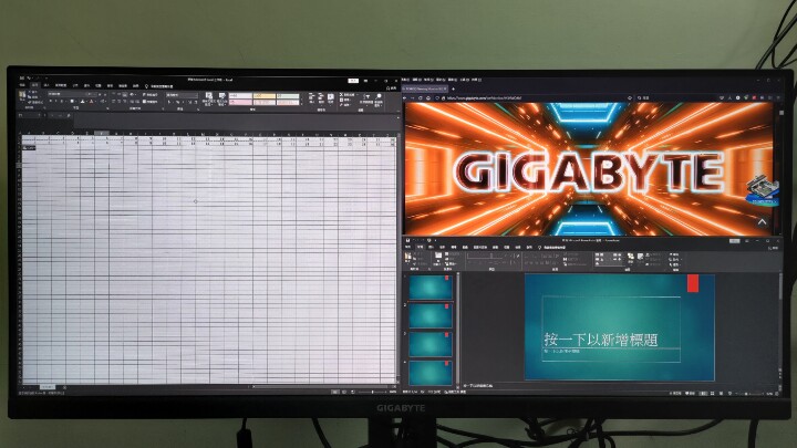 GIGABYTE M34WQ 螢幕開箱體驗 休閒工作兩者兼顧