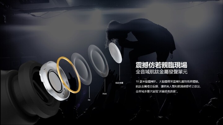 1MORE PistonBuds Pro採用10毫米動圈喇叭，大動圈帶來震撼扎實的重低音體驗。.JPG
