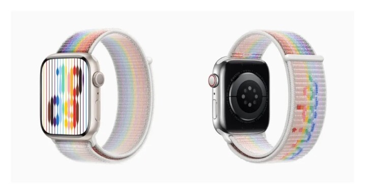 蘋果推出新款Apple Watch彩虹版錶帶、彩虹版Nike運動型錶環，同步推出Shot On IPhone驕傲主題活動