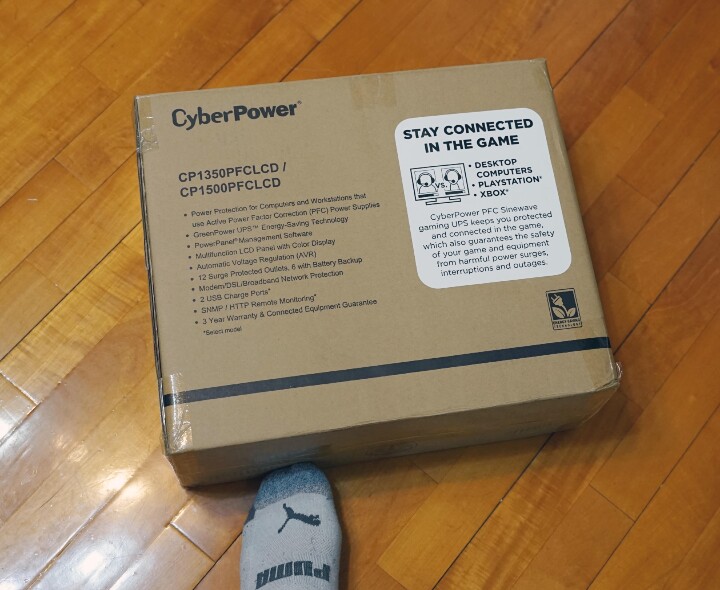 CyberPower CP1500PFCLCDa簡單好用、支援手機APP監控的不斷電系統 