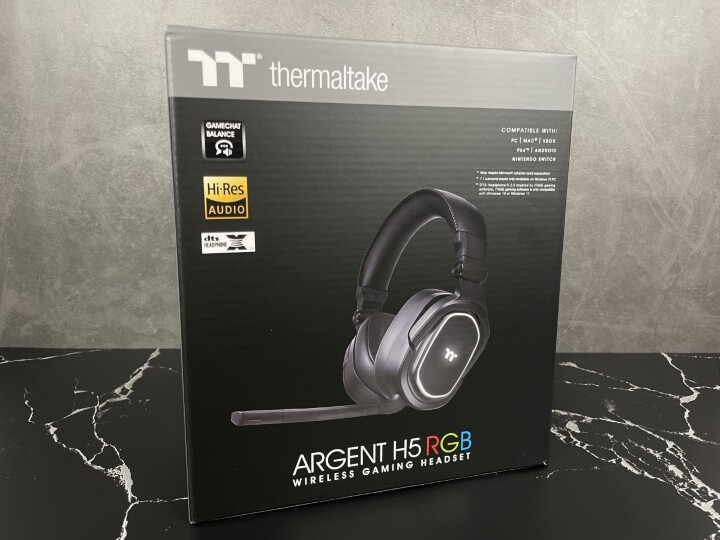 無線聲光 TT Argent 幻銀 H5 RGB 無線電競耳機