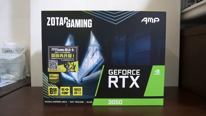 【開箱】30系卡初體驗｜ZOTAC GAMING GeForce RTX 3050 AMP開箱