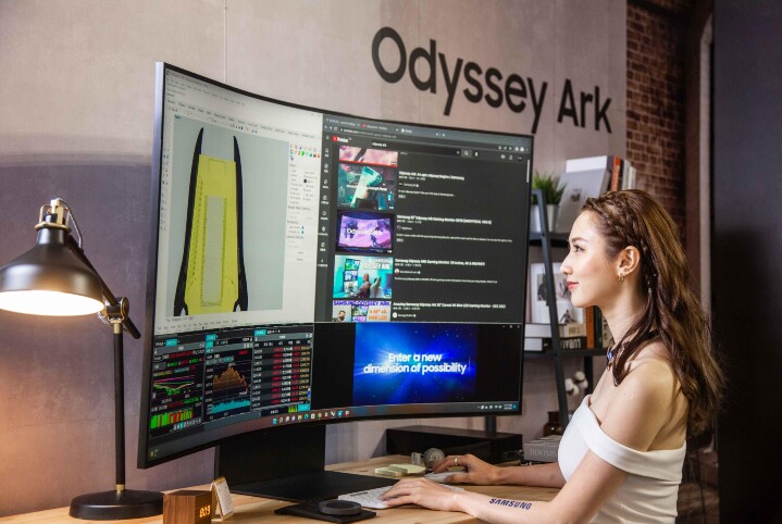 【新聞照片6】奧德賽Odyssey Ark支援多重視窗，水平螢幕至多可分割4個畫面.jpg