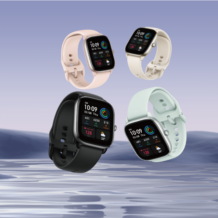 Amazfit 推出夏天主打色「水藍色」智慧手錶 GTS 4 mini
