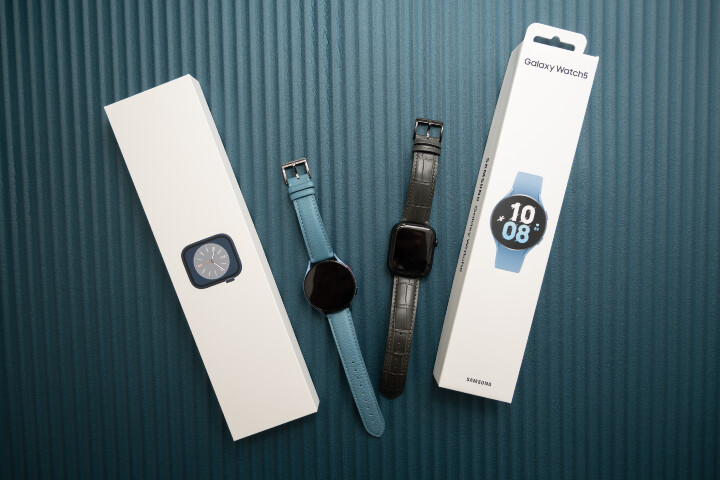 開箱Apple Watch Series 8 與 Galaxy watch 5的實際使用心得
