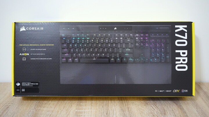 【開箱】延續經典 再續傳奇!! CORSAIR K70 PRO OPX開箱