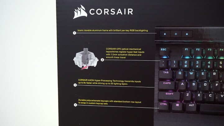 【開箱】延續經典 再續傳奇!! CORSAIR K70 PRO OPX開箱