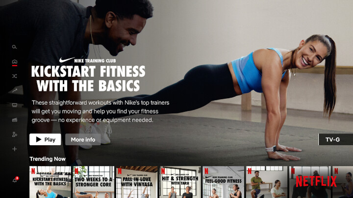 Nike Training Club 將在 Netflix 上架，提供運動教學影片課程