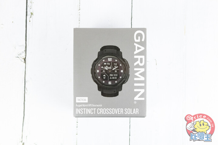 實體夜光指針 + 單色螢幕！Garmin Instinct Crossover 太陽能軍事戰術版運動智慧手錶試用心得