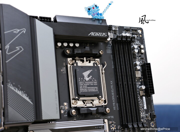 AMD Ryzen 9 7950X搭載X670 AORUS ELITE AX水冷降壓實測