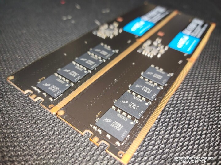 雞蛋糕爸爸的奇幻開箱之旅(下)~高速快感黑白配 Crucial DDR5 5600 16GB*2