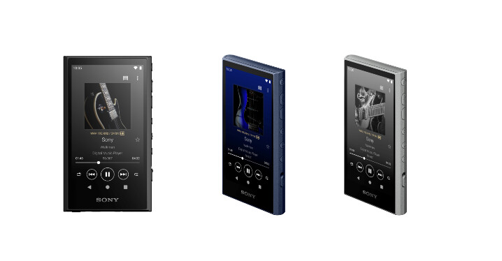 圖 2) Sony NW-A306 提供黑、藍、灰三款金屬感時尚配色，口袋型機身搭載高音質組件.jpg