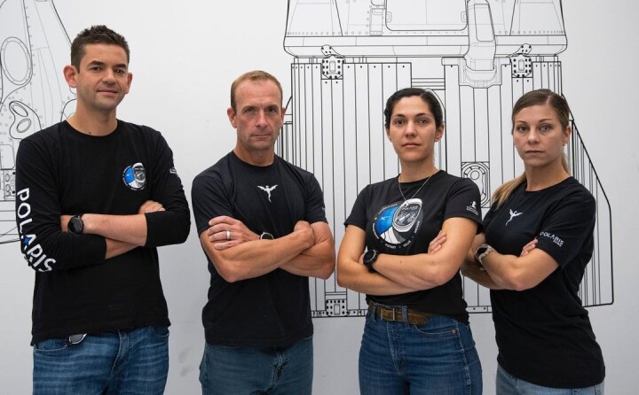 在五天的Polaris Dawn太空飛行任務中，四名太空飛行員將全程佩戴Garmin fēnix 7進行全天候健康監測，幫助科學家瞭解太空旅行對人體的影響 (圖片來源_Polaris Program).jpg