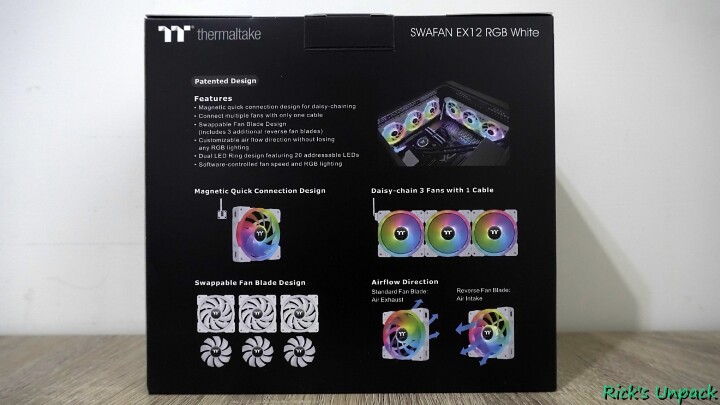 【開箱】靠磁力串接的風扇?! | TT 耀影 SWAFAN EX12 RGB WHITE開箱