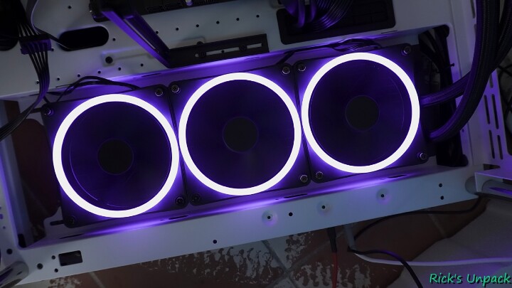 【開箱】雙面燈環海灣扇 | NZXT F120 RGB DUO開箱