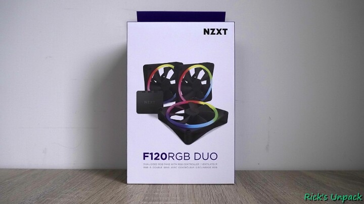 【開箱】雙面燈環海灣扇 | NZXT F120 RGB DUO開箱