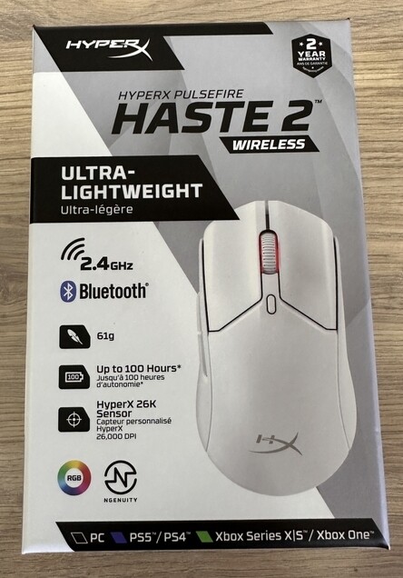 輕量化 Pulsefire Haste 2 無線滑鼠開箱