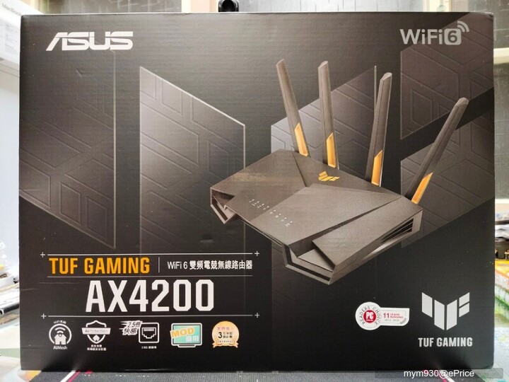 雞蛋糕爸爸開箱之AiMesh 我來了~ ASUS TUF Gaming AX4200 測試篇