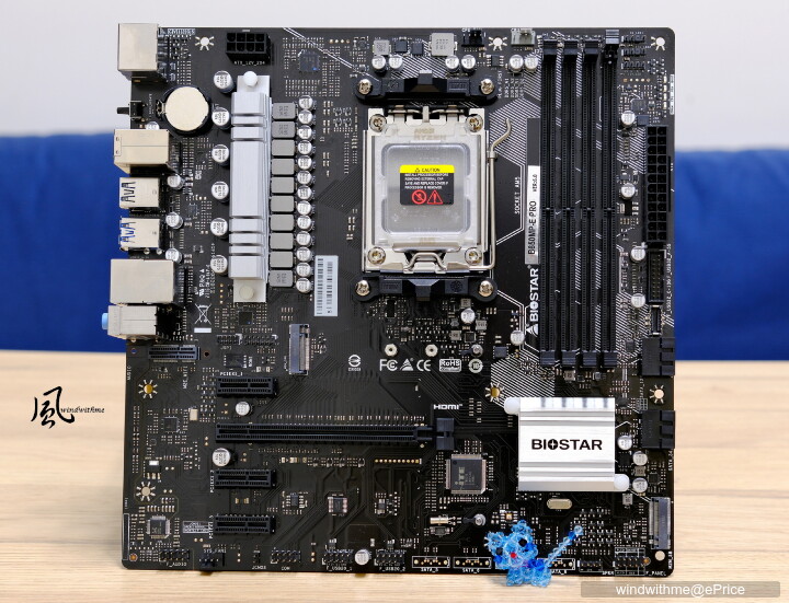 BIOSTAR入門級B650MP-E PRO搭載AMD 7600X與Intel ARC A380實測