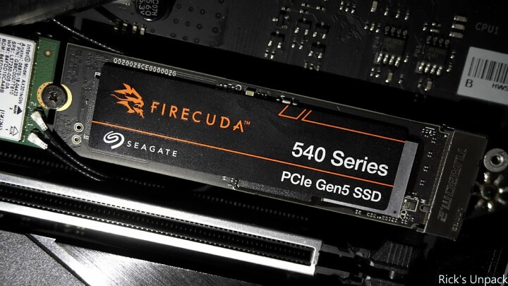 【開箱】Gen5 SSD初體驗｜SEAGATE FIRECUDA 540 PCIE Gen5 SSD 2TB