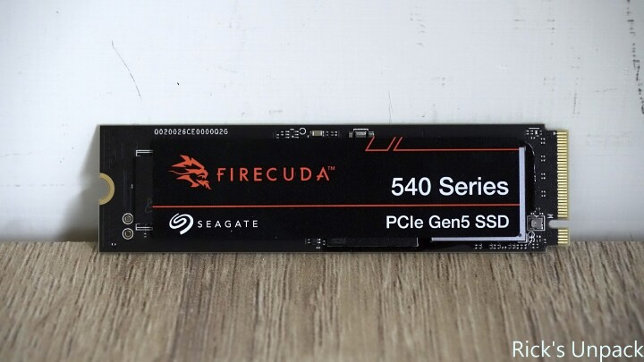 【開箱】Gen5 SSD初體驗｜SEAGATE FIRECUDA 540 PCIE Gen5 SSD 2TB