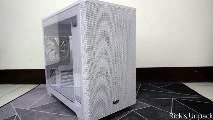 【開箱】能塞下4090的MATX機殼與白色短電源 | FSP CST360 WHITE &amp; FSP Hydro PTM X PRO 1200W