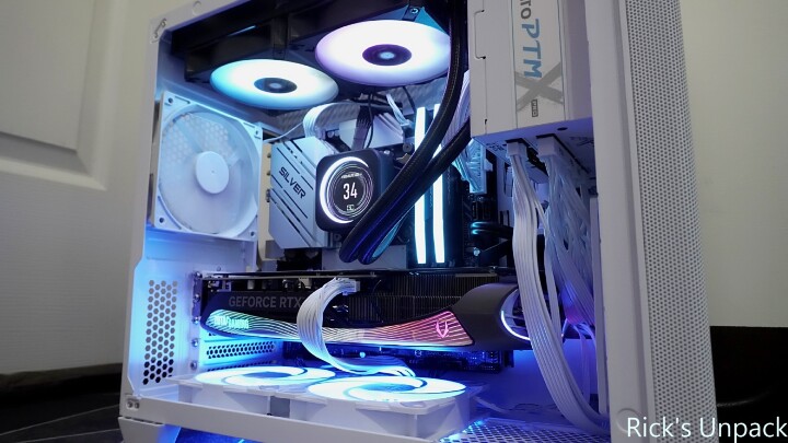 【開箱】能塞下4090的MATX機殼與白色短電源 | FSP CST360 WHITE &amp; FSP Hydro PTM X PRO 1200W