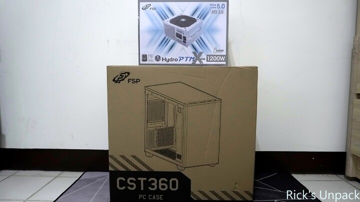 【開箱】能塞下4090的MATX機殼與白色短電源 | FSP CST360 WHITE &amp; FSP Hydro PTM X PRO 1200W