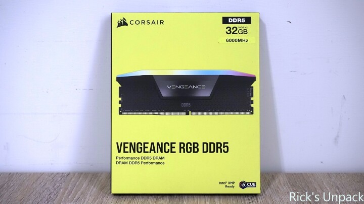 【開箱】賊船信仰記憶體｜CORSAIR VENGEANCE RGB DDR5 16G*2 6000MHz