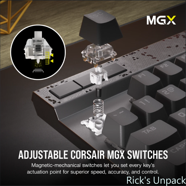 【開箱】可自改觸發行程的磁力軸鍵盤｜CORSAIR K70 MAX MGX