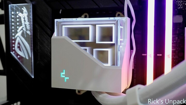 【開箱】簡約潔白無限鏡水冷 | DEEPCOOL LT720 WHITE